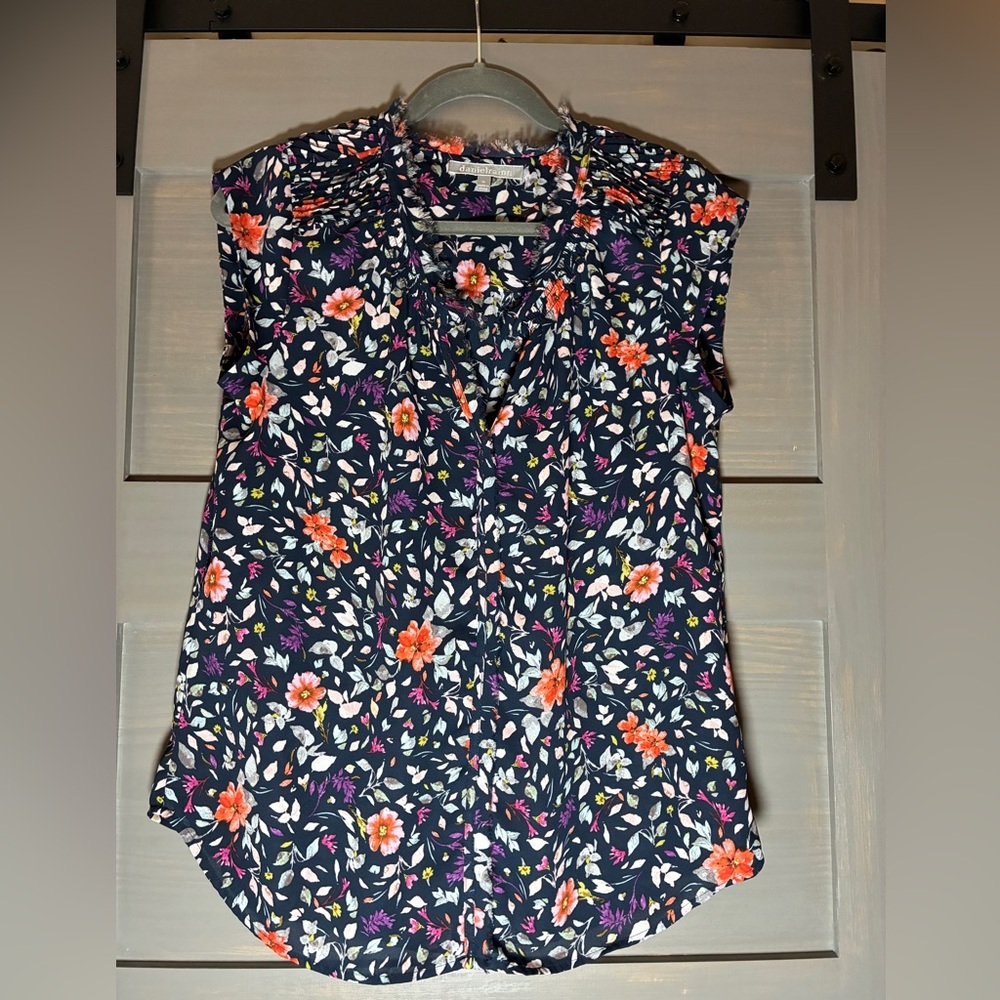 Daniel Rainn Floral Sleeveless Top